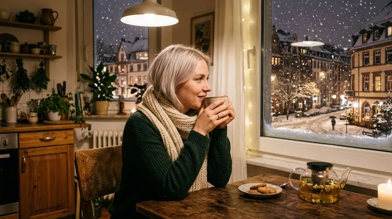 Erschöpfte Frau auf dem Sofa — Angst und Stress was wirklich hilft