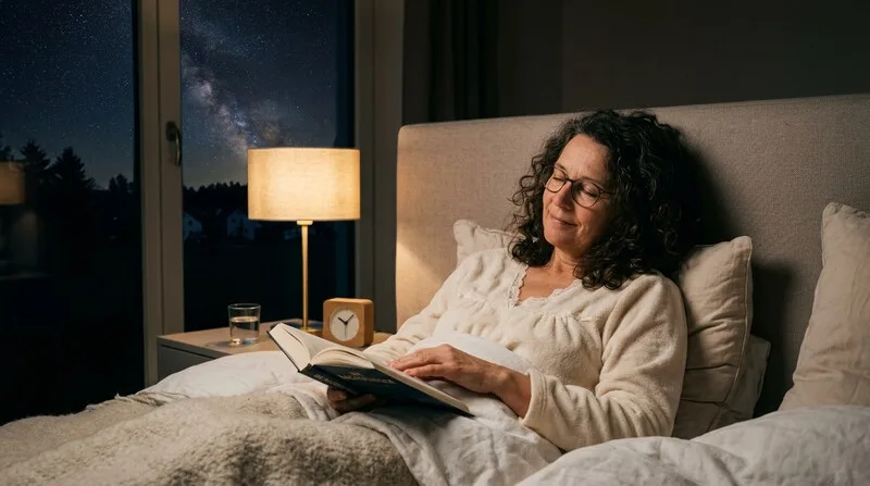 Mann spannt Nacken an — Zähneknirschen durch Stress