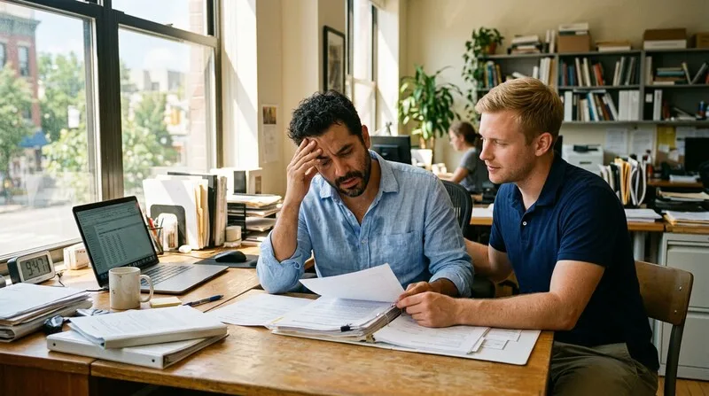 Kollege hilft — Burnout Wiedereinstieg