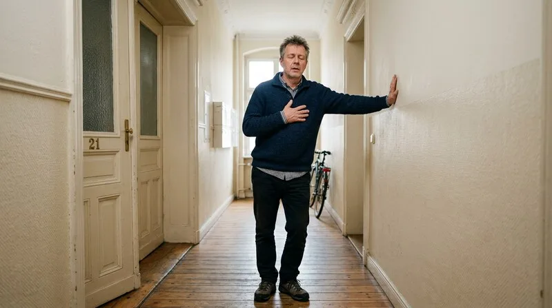 Zwei Personen machen Yoga im Park bei Morgensonne in München — gemeinsame Yoga-Praxis gegen Stress